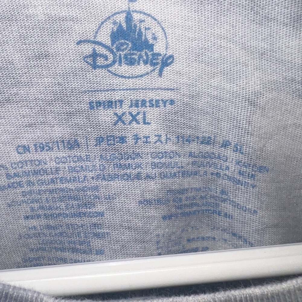 Disney World Spirit Jersey Stitch Tie Dye Blue White XXL Experiment 626 Long Slv - Picture 3 of 9